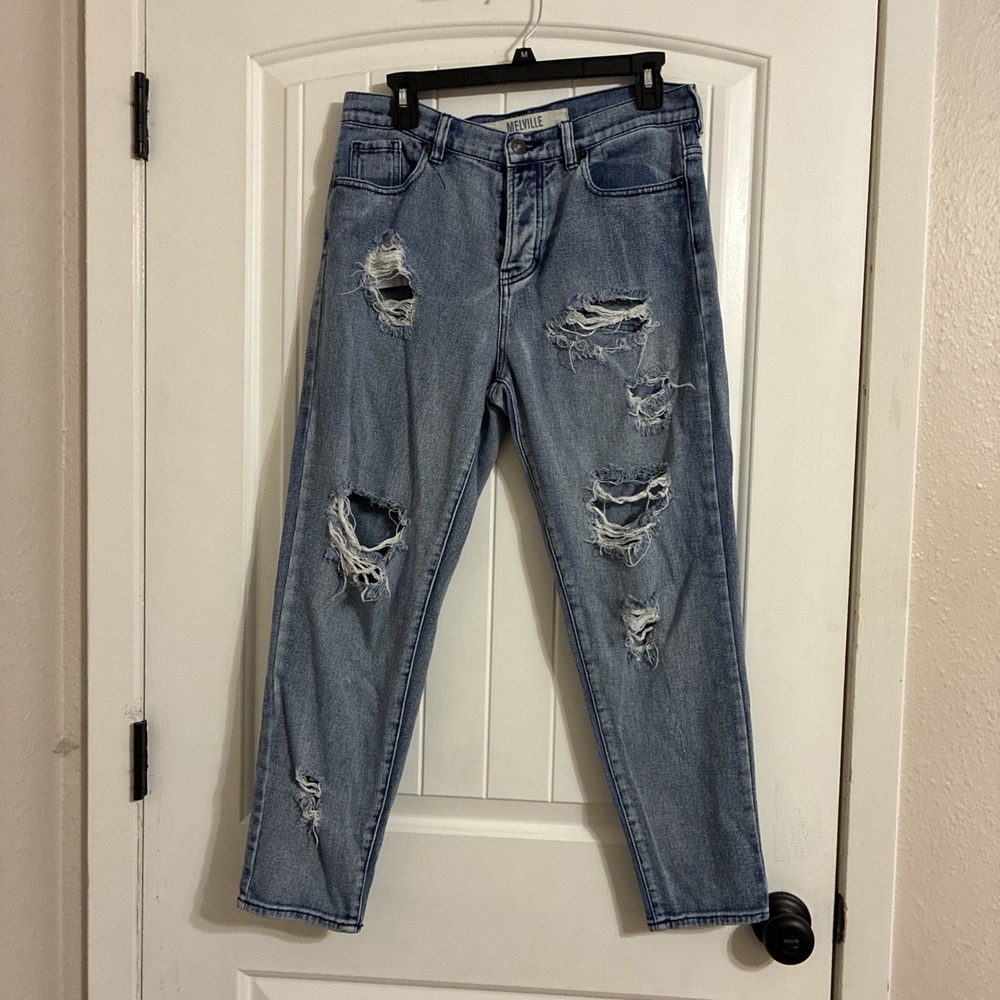 Vintage Y2K Melville distressed Light Wash Jeans Size 29